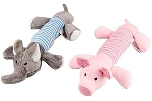Zeagro - Juego de 2 Peluches para Masticar Perros y Cachorros