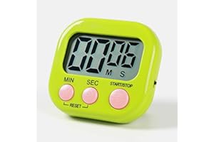 Houdian Timer Multifunzione con Supporto/Magnetico/Buco, Verde
