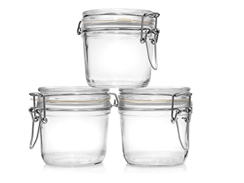 Bormioli Fido Gläser mit Bügelverschluss 12 teilig | Füllmenge 350 ml | Luftdichte Konservierung durch den Gummiring sowie den Drahtbügelverschluss - 2