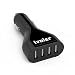 Produktbild iVoler 48W / 9.6A 4-Port KFZ Ladegerät Autoladegerät mit Qsmart für iPhone 7 / 7 Plus / 6s / 6s Plus / 6 / 6 Plus, iPad Air, iPad Pro, Samsung Galaxy S7 / S7 Edge / S6 Edge/S6 Edge +, Huawei,ASUS, LG, HTC, Sony Xperia, Microsoft Lumia, Motorola,Powerbank, externer Akku und mehr (Schwarz)
