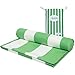 Produktbild riptide Strandhandtuch, Grün/Weiß