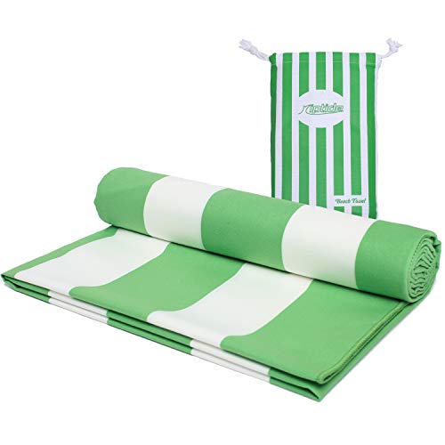 Preisvergleich Produktbild riptide Strandhandtuch, Grün / Weiß