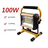 YAXuan Lampe 100 Watt Tragbare Flutlicht, Outdoor Wasserdichte Glare Lampe Lade Camping Lampe Home Notfall Licht Totale LED Licht Camp Zelt Lampe Lampe