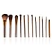 LA HAUTE Cosmetics Makeup Brushes 12-Piece Makeup Brush Set Professional Essential Kabuki Brush Kits