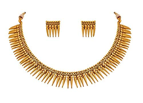 Stylish Gold Plated Necklace Set 