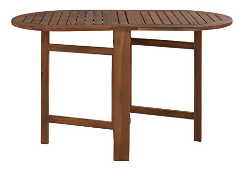 Gartentisch Klapptisch Esstisch FIORE 11 | BxHxT 60x74x120 cm | Braun | Akazienholz | Klappbar - 4