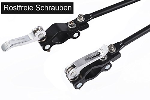 Porte Bagage, Universel Transporteur Porte Bagages Arrière de Vélo Réglable VTT de Selle Support Aluminium Vélo Racks… – Image 3