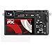 Price comparison product image 3 x atFoliX Shock Absorption Protection Film Sony Alpha a6000 (ILCE-6000) Anti Shock Screen Protector - FX-Shock-Antireflex anti-reflective and shock-absorbing