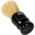 Pink Woolf Boar Shaving Brush for Men with Black Acrylic Handle, Transform Your Daily Shaves with a Razor and Shaving Cream, Make Thick Lather and Exfoliate Your Face - 25mm Knot