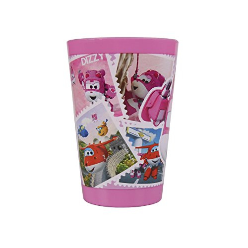Super Wings Kulturbeutel für Mädchen inkl. Becher Bürste Zahnbürstendose Waschlappen - 5