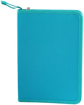 Feelily 72 Slots Portable Canvas Zippered Colored Pencil Case Students/Artist Pencil Case Pen Bag Pouch Stationary Case (Blue)