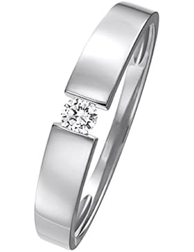 CHRIST Diamonds Damen-Ring 585er Gelbgold ca. 0,08 ct. (weißgold)