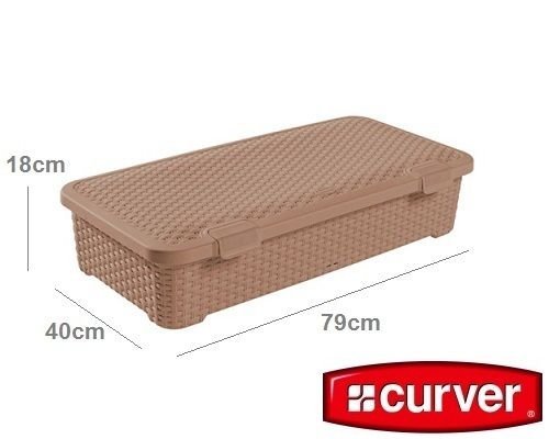 Curver Rollbox Style, 42 L, hell braun - 2