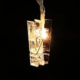 LED Foto Display Lichterkette mit Timer Funktion Warm Weiß 15 ft/4 - 5