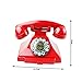 Produktbild Phone Festnetz Telefon Europäische Macarons antike Mode antiken europäischen Telefon Retro Vintage antiken amerikanischen Kabel Haushalt YHX (Farbe : Red)