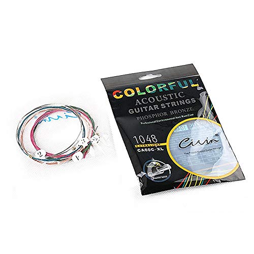 Preisvergleich Produktbild Rikey Akustikgitarren-Farbsaite, Akustikgitarre Phosphorine Copper String