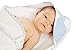 Twin Pack Hooded Towels White with Blue Stars Hood