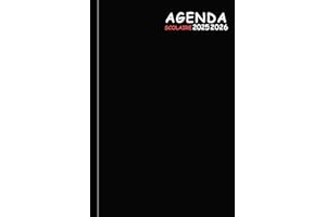 Agenda Scolaire 2025 2026: Organisateur semainier, format A5, pour Étudiants Collège, Lycée, simple, beau, pratique et abordable