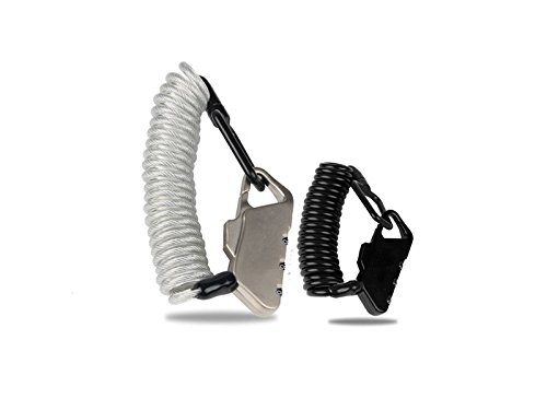 ATTOUPAN k-2 N Mini Kabel Lock Anti Diebstahl Code Lock Stahl Kabel Schloss für Fahrrad Outdoor (Rot)