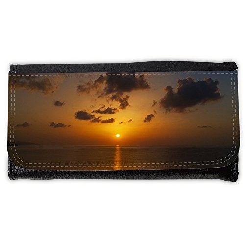 Preisvergleich Produktbild Portemonnaie Geldbörse Brieftasche mit / / M00421681 Sonnenaufgang Fuerteventura Atlantik / / Large Size Wallet