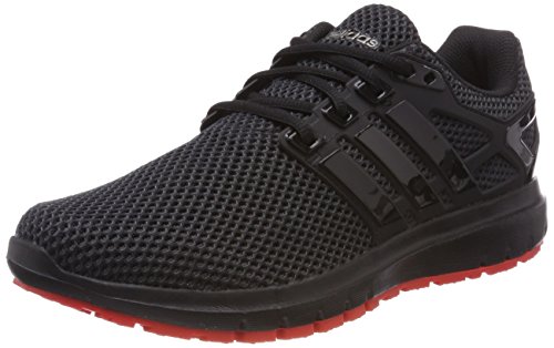 adidas Energy Cloud M, Zapatillas de Running para Hombre, Negro Core Black/Hires Red 0, 46 2/3 EU