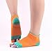 Produktbild WGE Anti-Rutsch-Griff-Trainings-Yoga-Socken Der Paar-Frauen Zwei Pilates Finger-Zehen-Socken Fünf Mit Handgriff-Baumwolle,C,5Pair