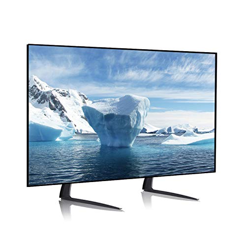 examen RFIVER Support TV Pieds Place sur Meuble Télé Elévateur Hauteur Adjustable pour LCD LED OLED ALED Ecran 27 à 65 Pouces