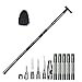 Produktbild HRRH Outdoor-Camping Alpenstock, Abnehmbare T Form Tragbare Sicherheit Multifunktionale Stöcke Wandern Überlebenswerkzeug, 91 Cm/106 cm (35,82"/ 41,73"),106Cm