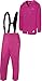 Produktbild normani Regenanzug Set aus Regenjacke und Hosenträgerhose - 100% wasserdicht, absoluter Wetterschutz Regenbekleidung Farbe Pink Größe M