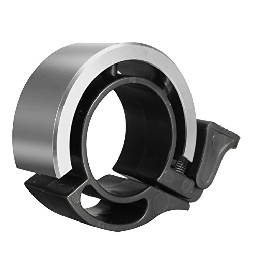 Bike Bell ,Aluminium Fahrradklingel Ring,Q Stealth Fahrrad Horn Zubehör Fit für 22,2–24 mm Lenker,Mountain Bike,Road Bike-DeWu Seller