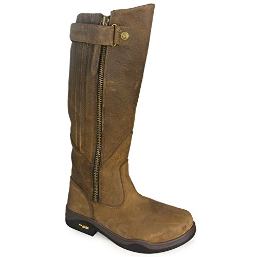 LADIES-KANYON-HORSE-RIDING-WATERROOF-YARD-COUNTRY-LONG-LEATHER-BOOTS-SIZE-UK-3-8