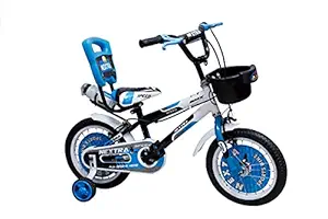 Speed Brid 14-T NEXTRA with Back Carrier Kids Bicycle Baby Cycle for Boys & Girls - Age Group 3-6 Years (BMX Orange)