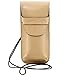 Produktbild Tuscany Leather Exklusives Brillenetui aus Leder/Smartphone Etui aus Leder Beige Lederaccessoires für Freizeit
