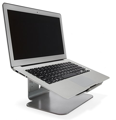 Bramley Power Aluminium massiv höhenverstellbar Laptop Schreibtisch Ständer für Apple Macbook Pro/Air und alle Laptops - 3