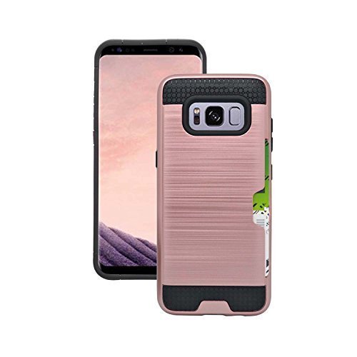 Preisvergleich Produktbild Samsung Galaxy S8 Kartenschlitz Hart Back in Rotgold Hülle