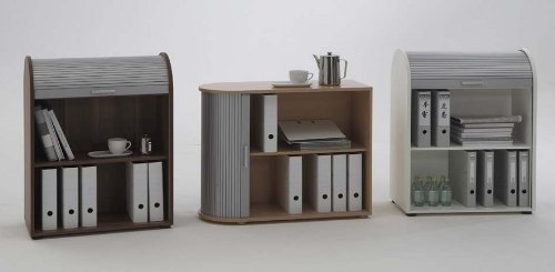 WALNUT Professional Office Furniture / Filing Storage Cabinet Unit with Shelves by DMF