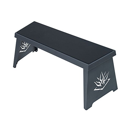 Preisvergleich Produktbild Funco 2er Stahl Beschichtet Sitzbank Antrazit 100x34x43 cm