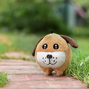 Indigifts Christmas Gift Stuffed Soft Toy Puppy for Gift Cuddle Toy Stress Buster Gift for Kids Kids Gift Items Christmas Toys for Boys Soft Toys for Kids Santa Gift for Kids Surprise Toy Gift