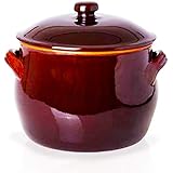 PENTOLA LENTIA CM 21 con Coperchio Terracotta