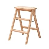 ✎ Design: Klappspeicher, kann in der Ecke, platzsparend gelagert werden.Leiter mit 3 sicheren und breiten Stufen.Ladehalterung 150kg.