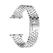 Produktbild Uhrenarmbänder Mode Fischschuppen Edelstahl Honigwabe Metall Stahl Uhrenarmbänder Uhren Für Die Apple Watch 38/42Mm Serie,Silver,42MM