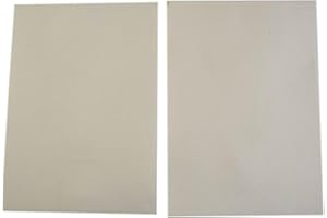 Daaxing Hojas de manta de aislamiento de fibra cerámica A4, junta de aislamiento de alta temperatura, papel de junta de cerámica A4 resistente al calor para puertas de limpieza de tuberías de