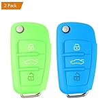 Audi 3-Tasten Klappschlüssel Hergestellt aus hochwertigem TPU Silikon flexibel und langlebig