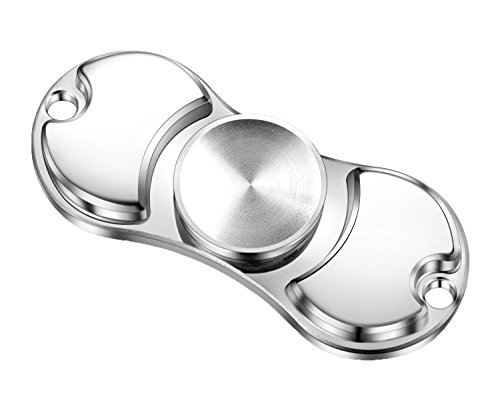 wenseny Hands Fidget Spinner Toy Stress Reducer - Perfect For ADD, ADHD, Anxiety, and Autism Silver wenseny Hands Fidget Spinner Toy Stress Reducer - Perfect For ADD, ADHD, Anxiety, and Autism Silver