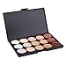 15 Color Concealer Palette Makeup Kit Cosmetics Brush Tool Set