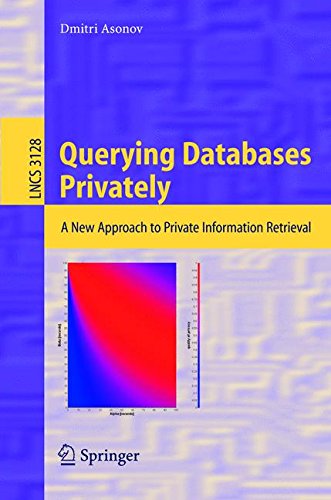 Download Querying Databases Privately: A New Approach to Private Information Retrieval (Lecture Notes in Computer Science)