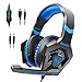 Produktbild Gaming Headset für PC PS4 Xbox One, Deruitu LED Licht Surround Sound Gaming Kopfhörer mit Mikrofon für Laptop/Mac OS/ Nintendo Switch/ Handy/ Tablet usw.