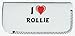 Price comparison product image Glasses Case with I Love Rollie (first name/surname/nickname)