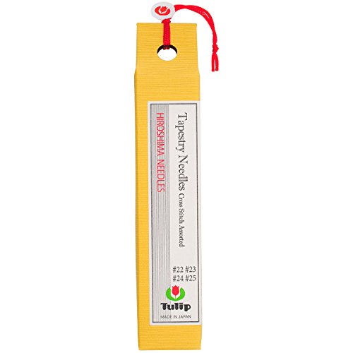 Sewline Tulip Tapestry Needles Cross Stitch (6 Pack), Assorted Sizes, Clear, THN-029E