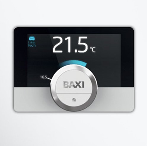 Cronotermostato a Parete Baxi Mago con Modulo Wi-Fi e Kit Adattatore Caldaia